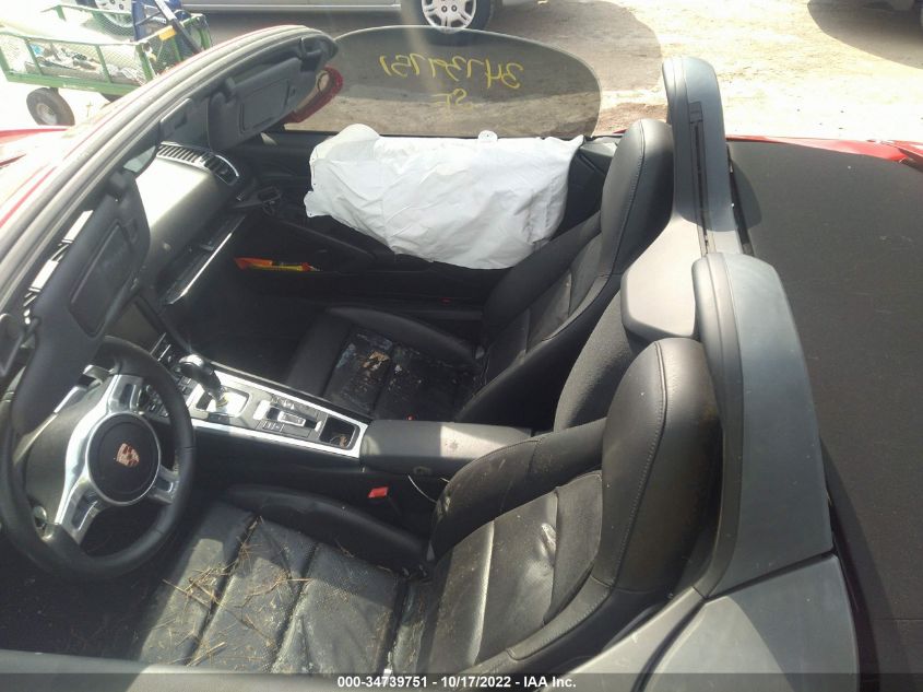 2014 PORSCHE BOXSTER WP0CA2A85ES121774