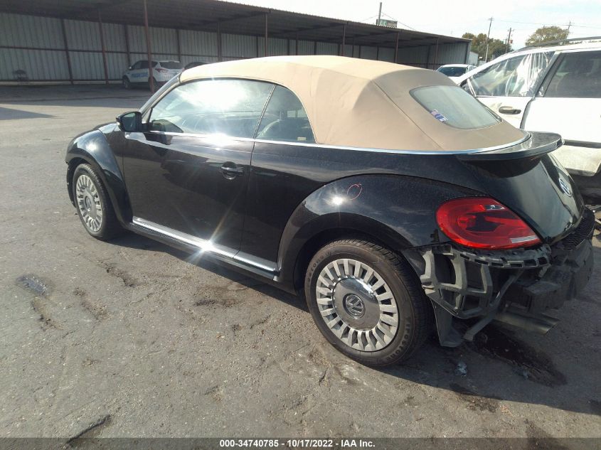 2014 VOLKSWAGEN BEETLE CONVERTIBLE 2.5L 3VW5X7AT2EM803056