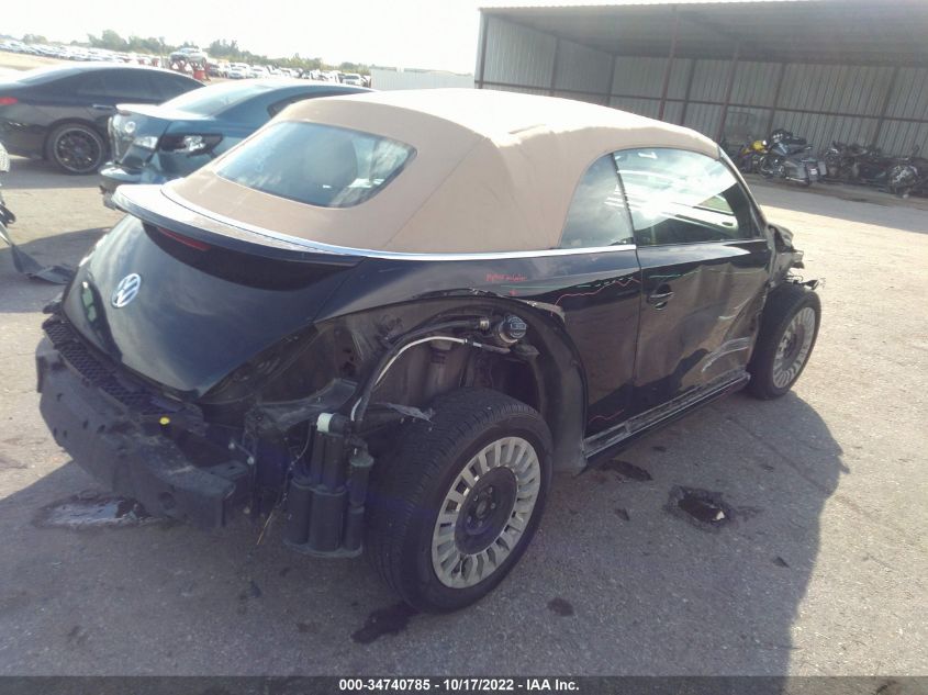 2014 VOLKSWAGEN BEETLE CONVERTIBLE 2.5L 3VW5X7AT2EM803056