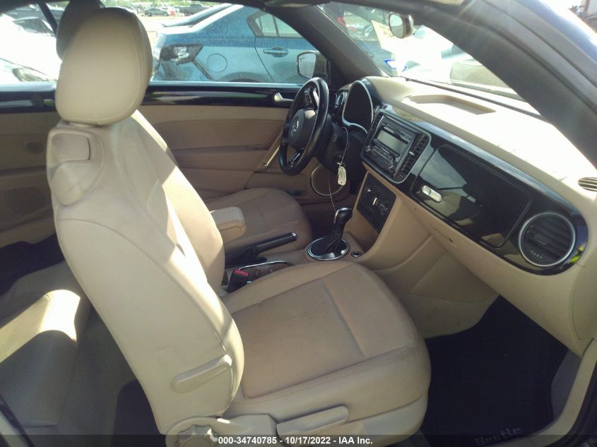 2014 VOLKSWAGEN BEETLE CONVERTIBLE 2.5L 3VW5X7AT2EM803056