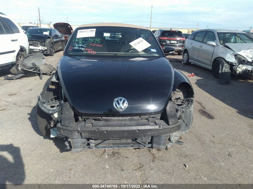 2014 VOLKSWAGEN BEETLE CONVERTIBLE 2.5L 3VW5X7AT2EM803056