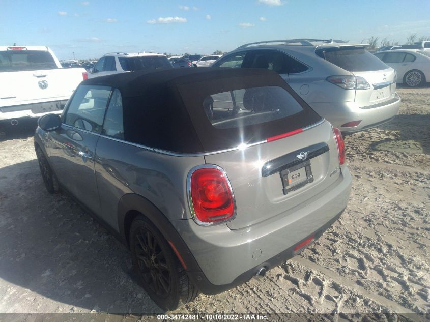 2018 MINI CONVERTIBLE COOPER WMWWG5C57J3D00564