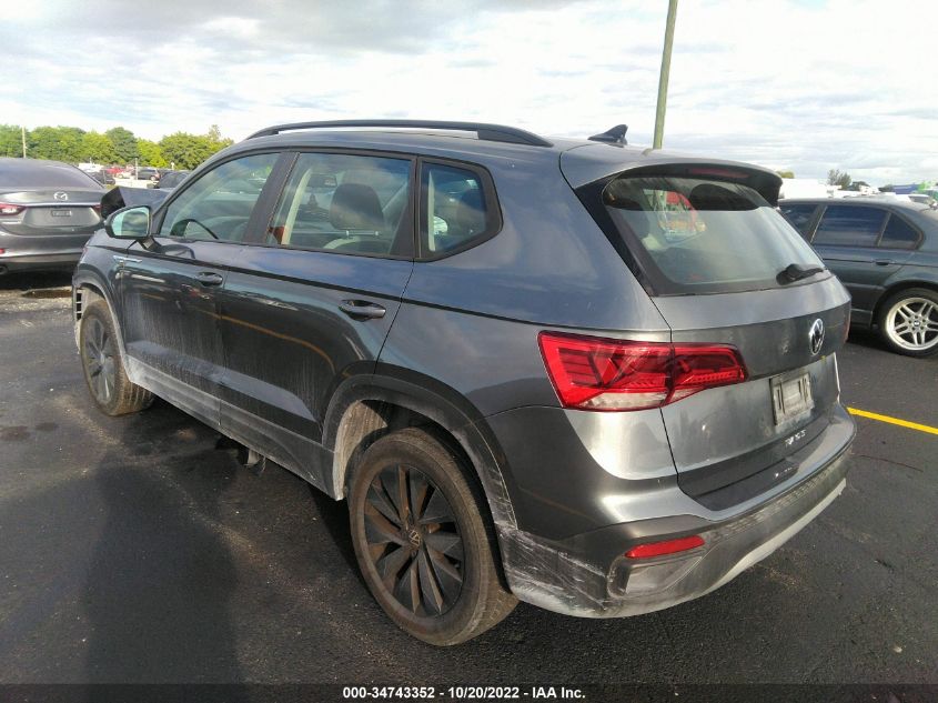 VIN 3VVCX7B23NM025805 2022 VOLKSWAGEN TAOS S