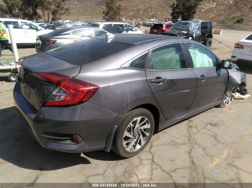 2017 HONDA CIVIC SEDAN EX - 2HGFC2F83HH567693