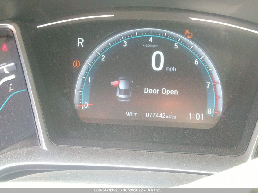 2017 HONDA CIVIC SEDAN EX - 2HGFC2F83HH567693
