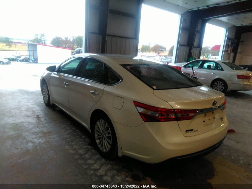 2014 TOYOTA AVALON HYBRID LIMITED/XLE TOURING 4T1BD1EB5EU023167