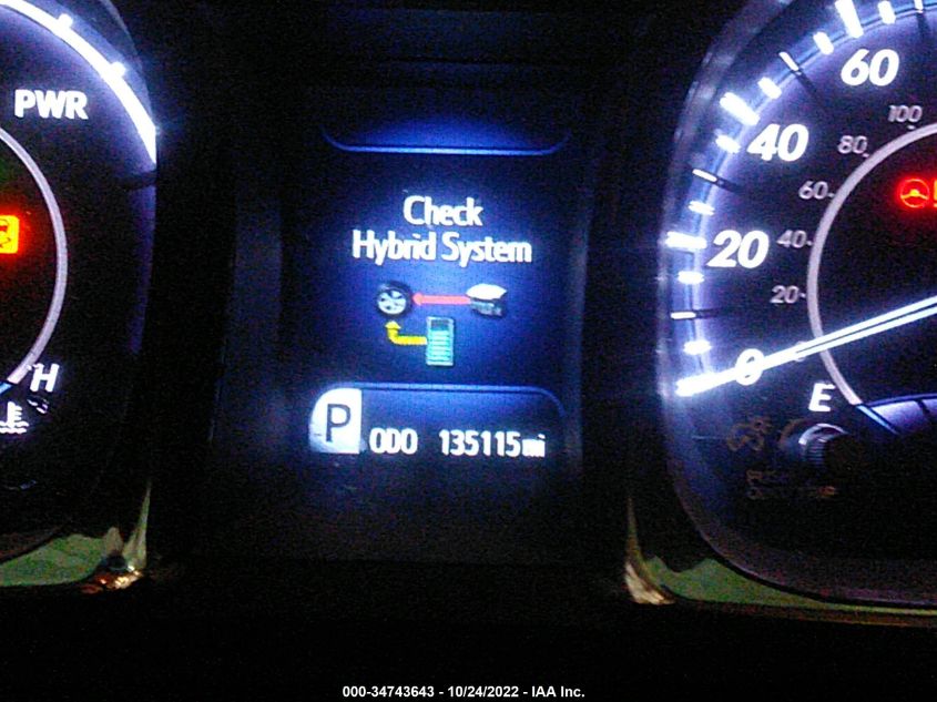 2014 TOYOTA AVALON HYBRID LIMITED/XLE TOURING 4T1BD1EB5EU023167