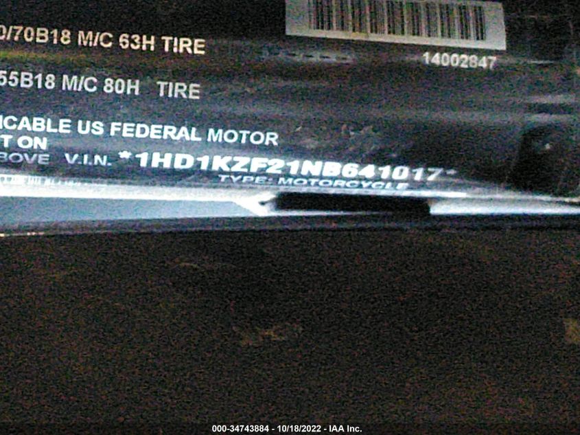 2022 HARLEY-DAVIDSON FLTRK 1HD1KZF21NB641017