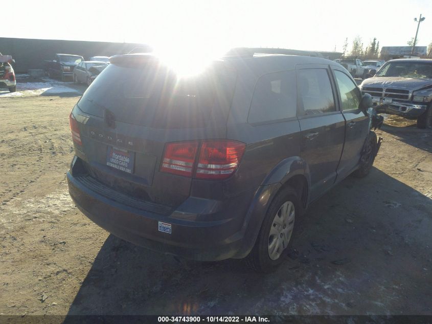 VIN 3C4PDCAB1HT604725 2017 DODGE JOURNEY SE