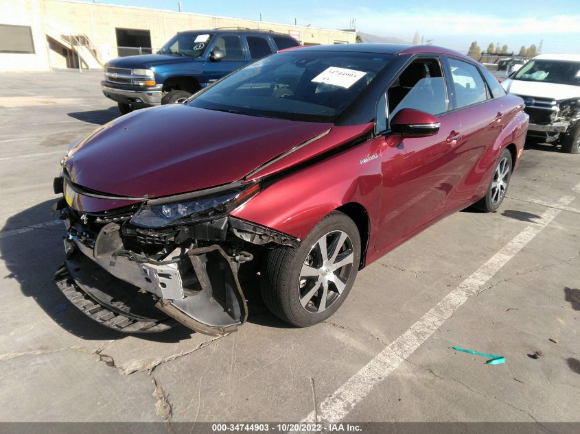 2019 TOYOTA MIRAI JTDBVRBD2KA007611