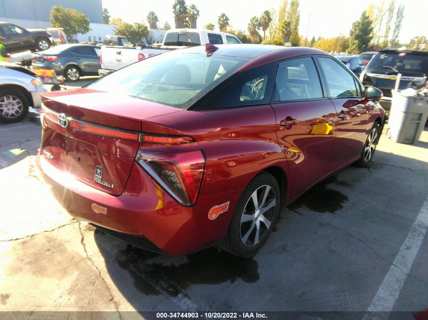 2019 TOYOTA MIRAI JTDBVRBD2KA007611
