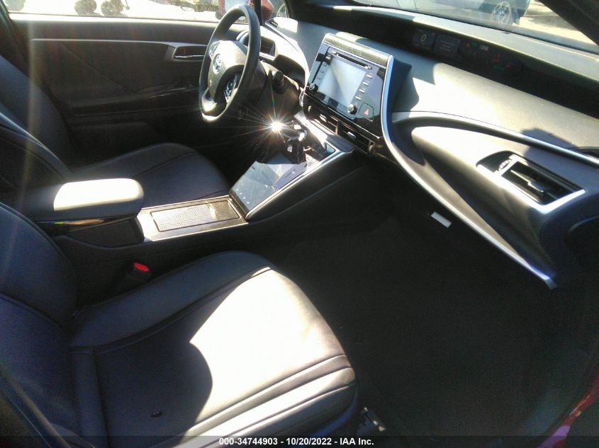 2019 TOYOTA MIRAI JTDBVRBD2KA007611