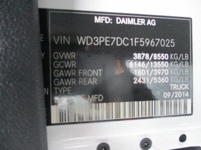 2015 MERCEDES-BENZ SPRINTER CARGO VANS WD3PE7DC1F5967025