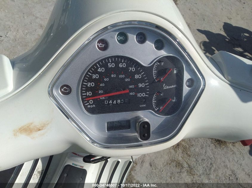 2013 VESPA GTS 300 SUPER ZAPM459L6D5703657