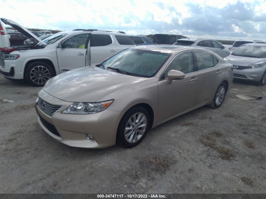 2014 LEXUS ES 300H HYBRID JTHBW1GGXE2053735