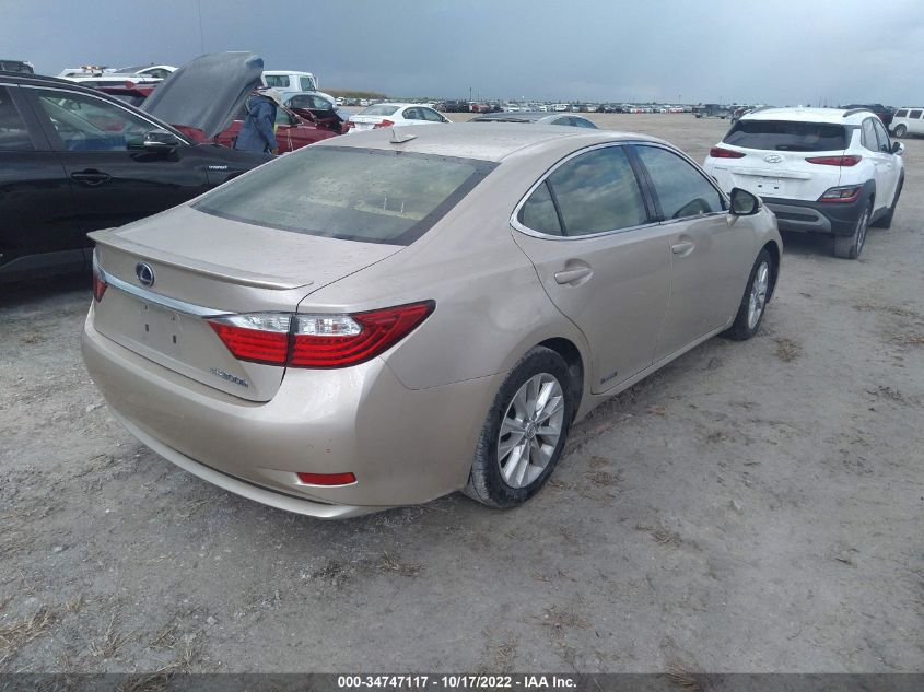 2014 LEXUS ES 300H HYBRID JTHBW1GGXE2053735