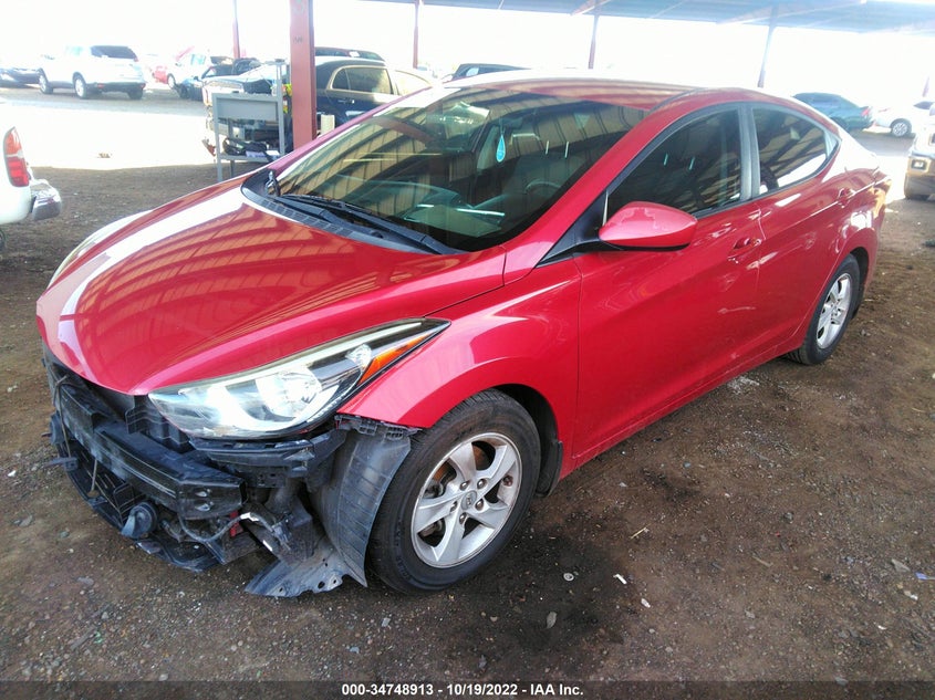2015 HYUNDAI ELANTRA VIN: KMHDH4AE2FU458891