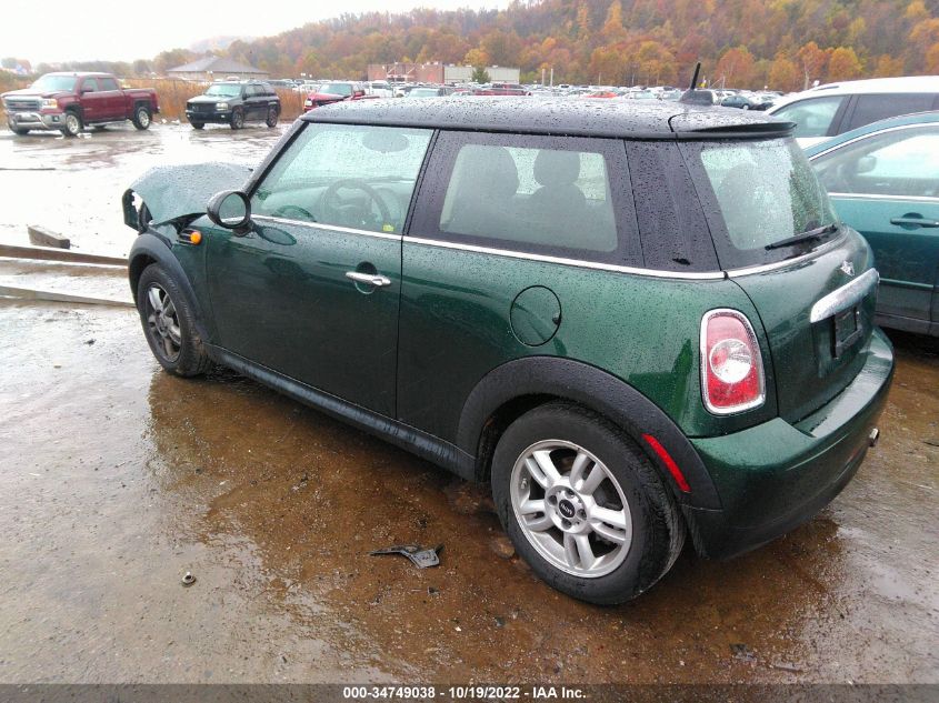 2013 MINI COOPER HARDTOP WMWSU3C52DT549626