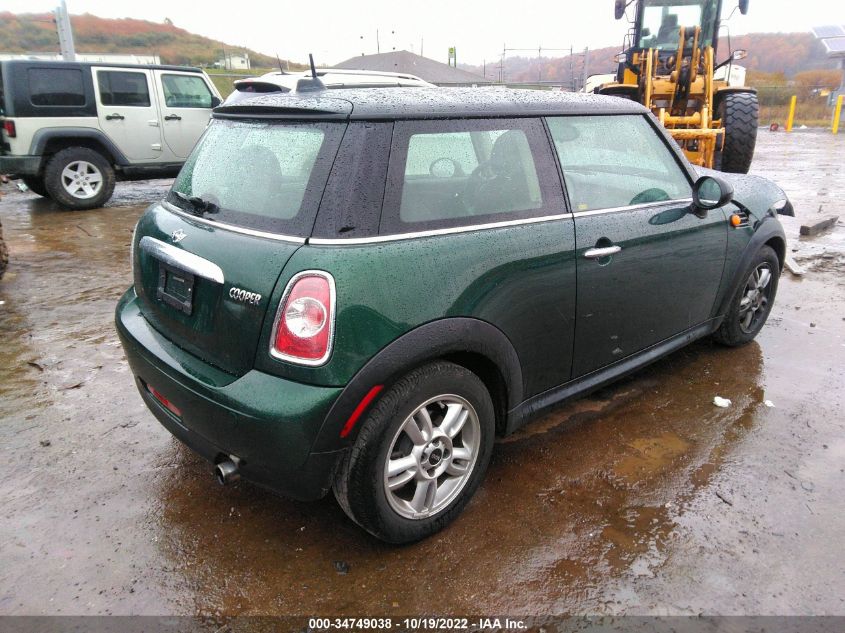 2013 MINI COOPER HARDTOP WMWSU3C52DT549626