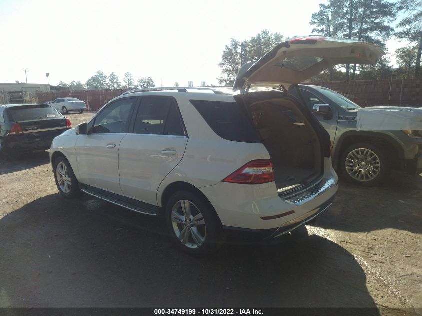 2013 MERCEDES-BENZ M-CLASS ML 350 4JGDA5JB3DA121337