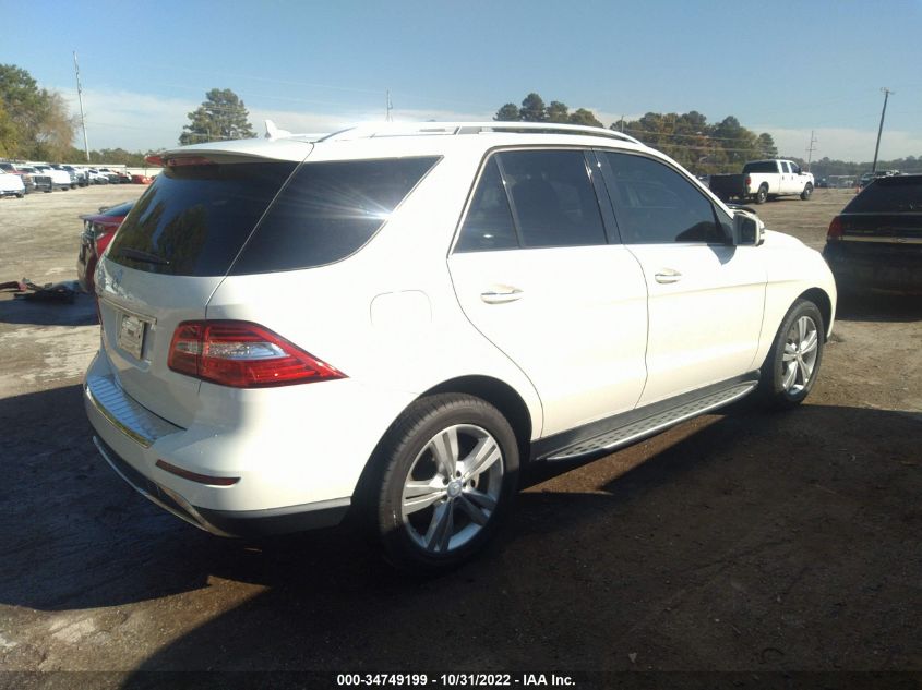 2013 MERCEDES-BENZ M-CLASS ML 350 4JGDA5JB3DA121337
