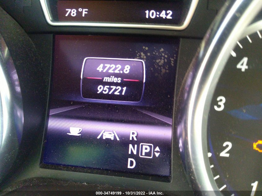 2013 MERCEDES-BENZ M-CLASS ML 350 4JGDA5JB3DA121337