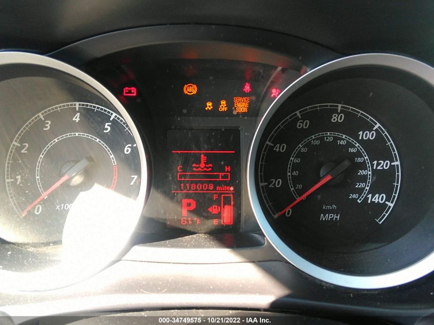 2013 MITSUBISHI LANCER ES JA32U2FU6DU021905
