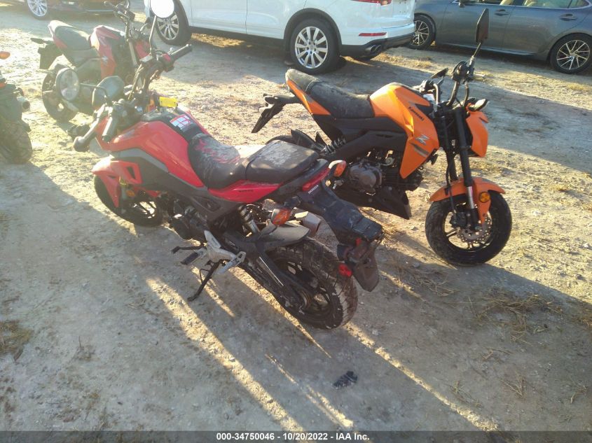 2018 HONDA GROM 125 MLHJC7550J5000526