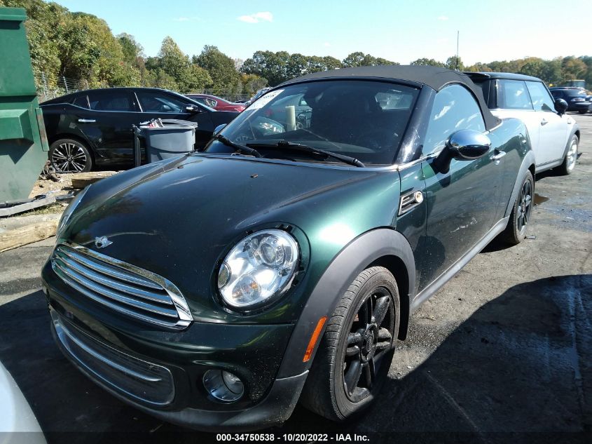 2013 MINI COOPER ROADSTER WMWSY1C54DT719459
