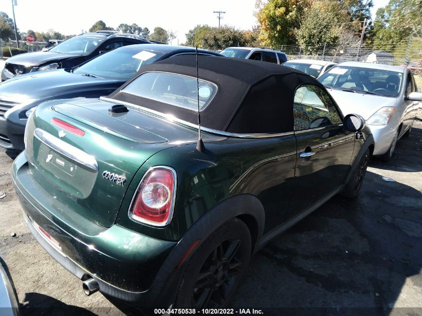 2013 MINI COOPER ROADSTER WMWSY1C54DT719459