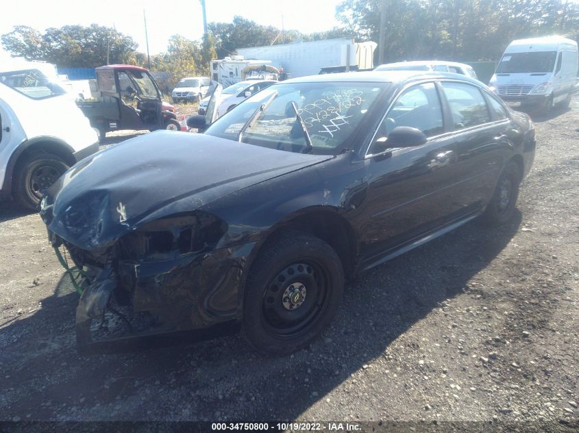 2013 CHEVROLET IMPALA POLICE 2G1WD5E38D1125779