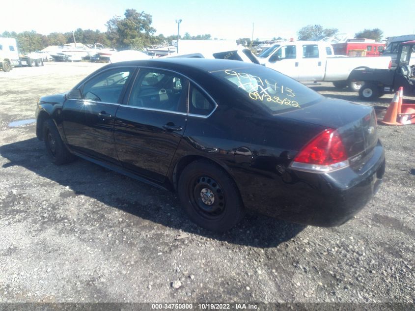 2013 CHEVROLET IMPALA POLICE 2G1WD5E38D1125779