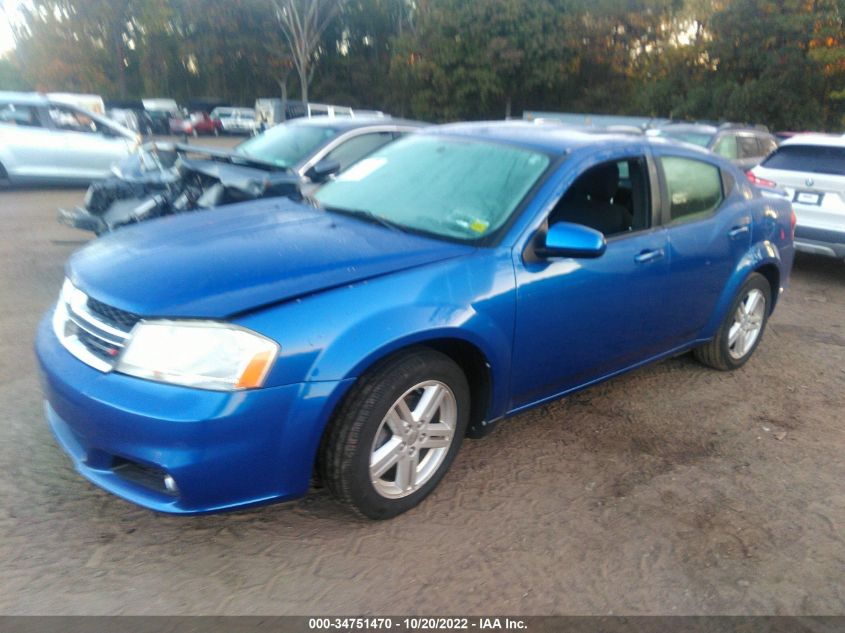 2013 DODGE AVENGER SXT 1C3CDZCB5DN568423