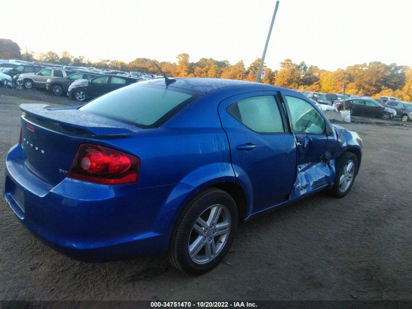 2013 DODGE AVENGER SXT 1C3CDZCB5DN568423