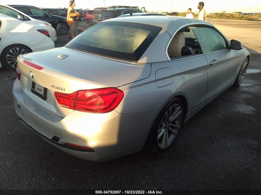 VIN WBA4Z1C59JEC60390 2018 BMW 4 SERIES 430I