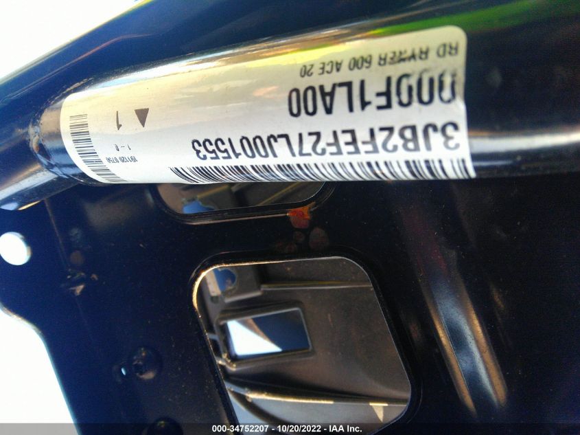 2020 CAN-AM RYKER 3JB2FEF27LJ001553