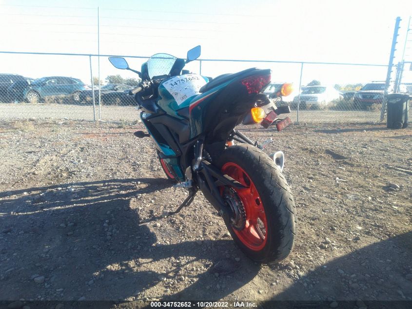 2021 YAMAHA YZFR3 A MH3RH18Y4MK006525