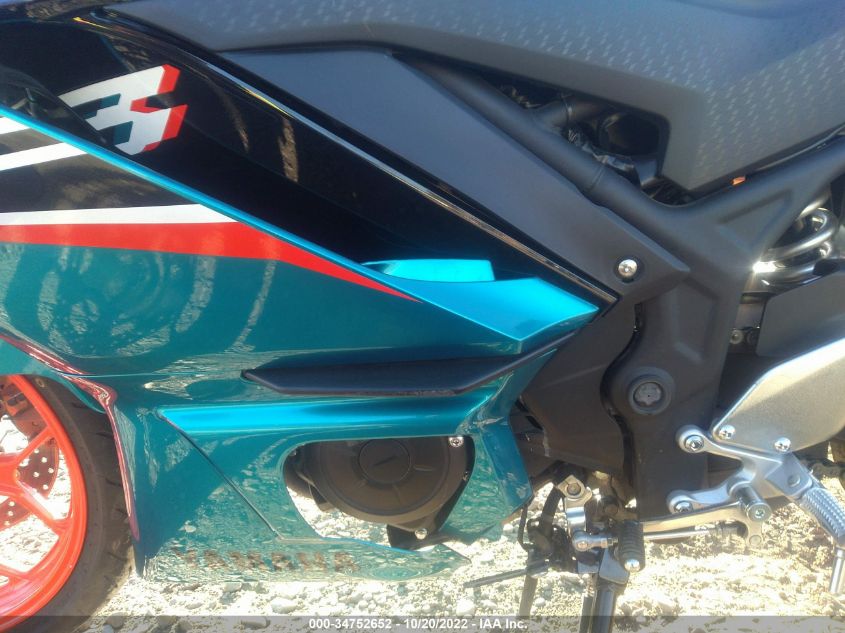 2021 YAMAHA YZFR3 A MH3RH18Y4MK006525