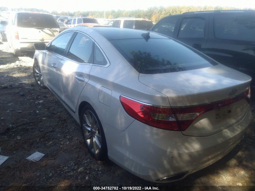 2013 HYUNDAI AZERA KMHFH4JG8DA251642