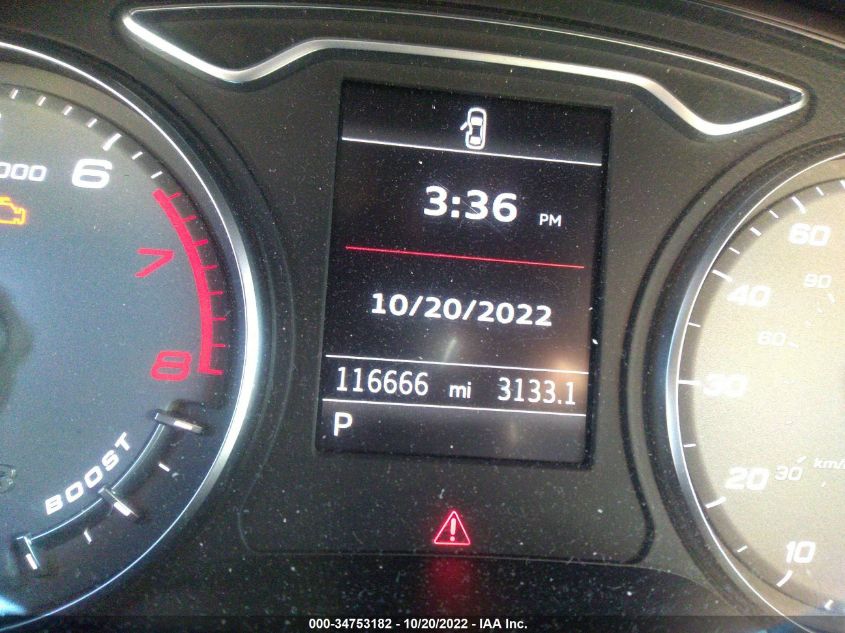 2015 AUDI S3/A3 2.0T PREMIUM PLUS WAUBFGFF5F1069584