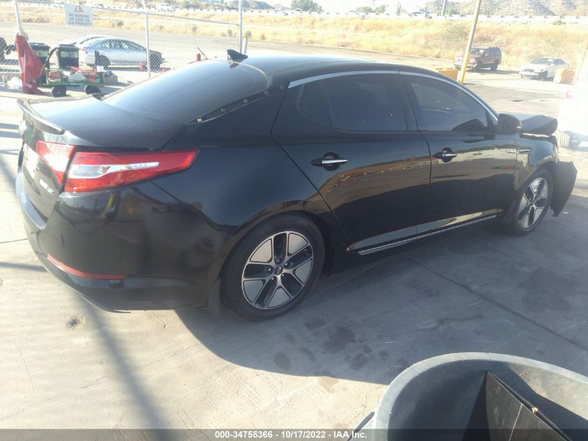 2013 KIA OPTIMA HYBRID EX KNAGM4AD9D5042085