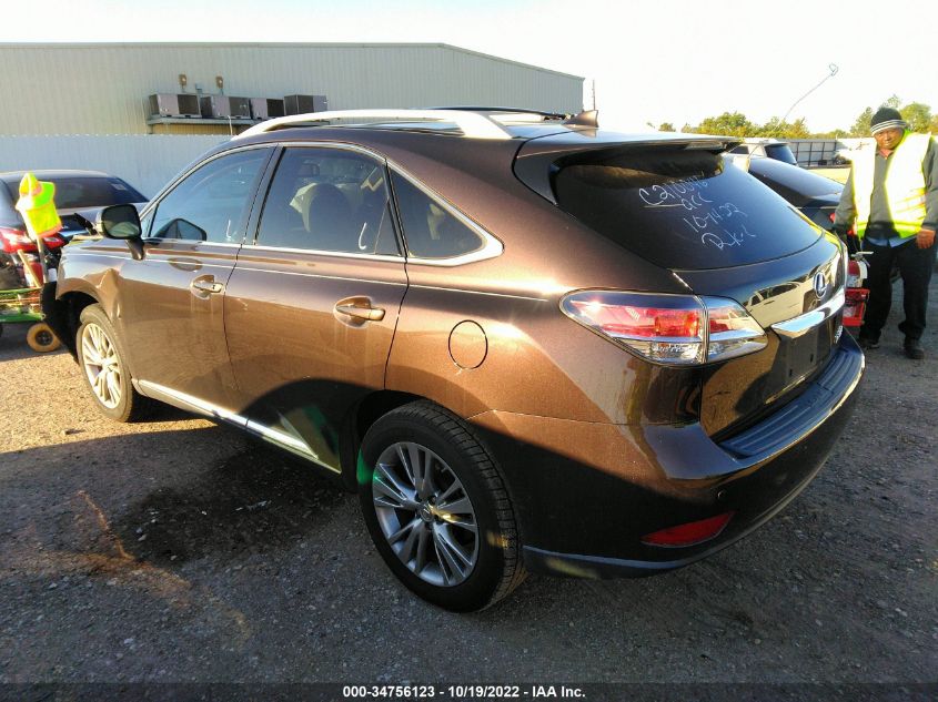 VIN 2T2ZK1BA1EC134764 2014 LEXUS RX 350 no.3