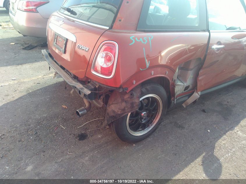 2013 MINI COOPER HARDTOP WMWSU3C58DT372760