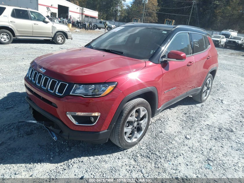 VIN: 3C4NJDCB8KT673941 2019 JEEP COMPASS LIMITED