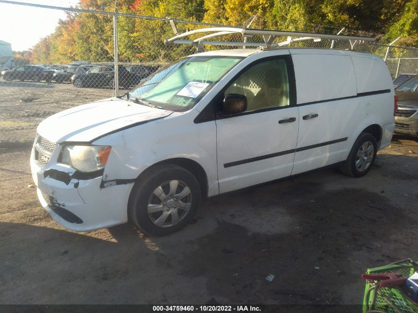 2013 RAM CARGO VAN TRADESMAN 2C4JRGAG6DR813112