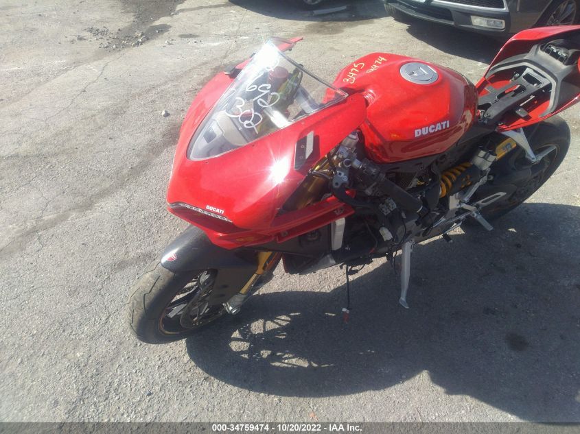 2016 DUCATI SUPERBIKE 1299 PANIGALE/S ZDM14BYW7GB005082