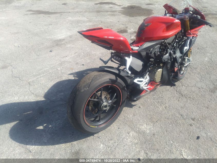 2016 DUCATI SUPERBIKE 1299 PANIGALE/S ZDM14BYW7GB005082