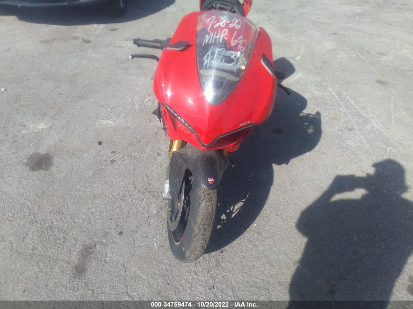 2016 DUCATI SUPERBIKE 1299 PANIGALE/S ZDM14BYW7GB005082
