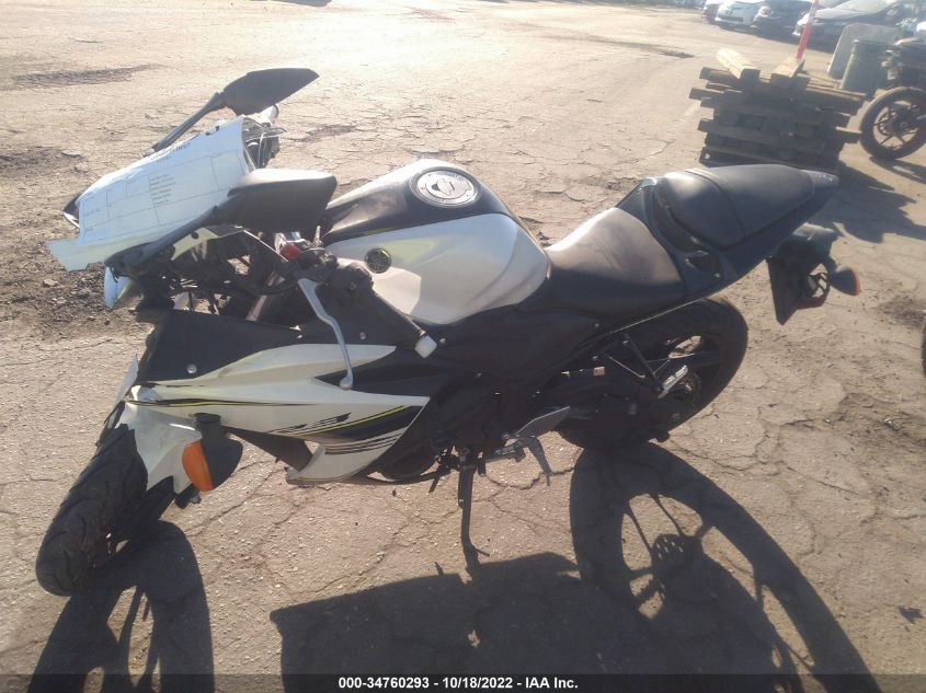 2017 YAMAHA YZFR3 A MH3RH15Y1HK003138