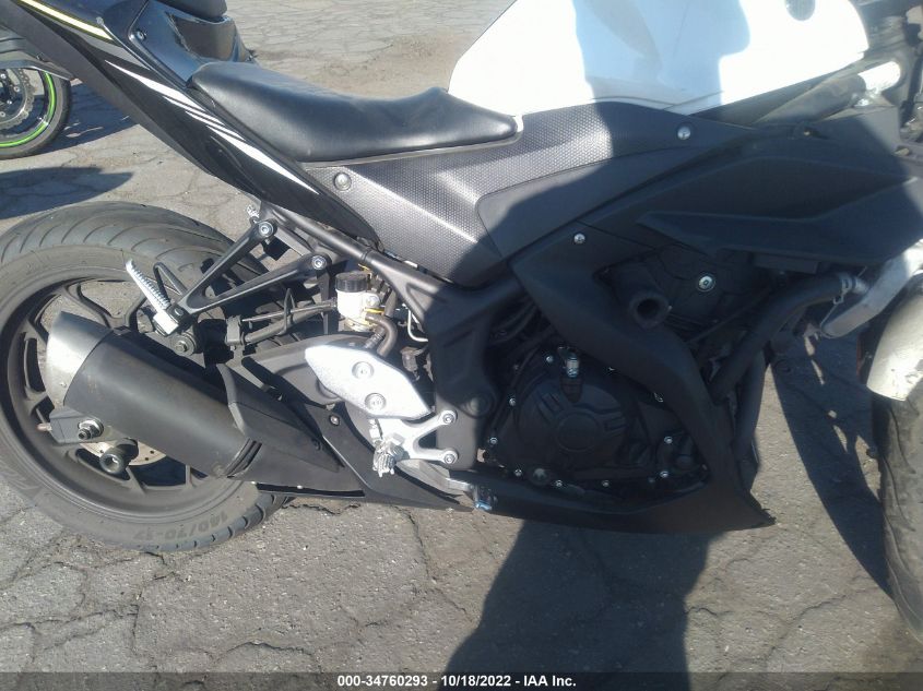 2017 YAMAHA YZFR3 A MH3RH15Y1HK003138
